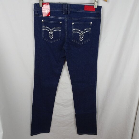 Y2K Vintage Fire Jeans Juniors Lisa Skinny Jeans Size 9 - Picture 2 of 8